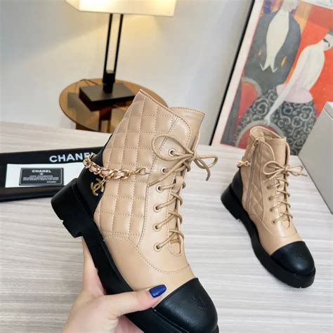 replica chanel sneakers|chanel combat boots dupe.